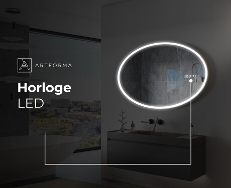 Moderne badkamer spiegel met LED-verlichting L227 #9