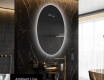 Moderne badkamer spiegel met LED-verlichting L226
