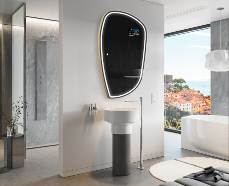 Onregelmatige Spiegel met verlichting LED SMART I223 Google #9